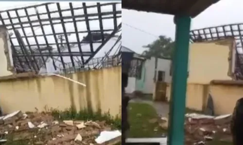 
				
					Telhado de sala de aula desaba em escola após chuva na BA
				
				