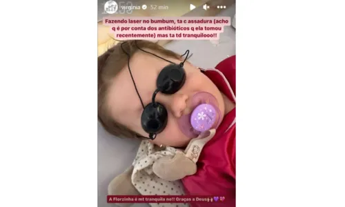 
				
					Virgínia revela que filha caçula faz procedimento com laser: 'Tranquilo'
				
				