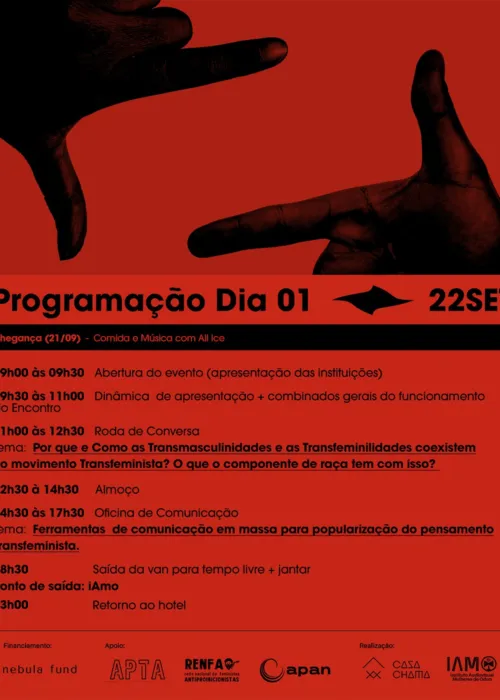 
				
					Salvador recebe 1º Encontro Artivista Transfeminista; confira detalhes
				
				