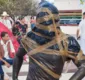 
                  Estátua de Daniel Alves é vandalizada em Juazeiro