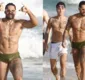 
                  Ex-BBB Bil Araújo chama atenção ao ostentar tanquinho em praia no Rio