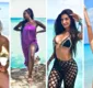 
                  Famosas curtem e fazem ensaio em praia do Caribe