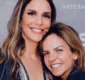 
                  Ivete Sangalo chora ao exaltar irmã: 'Sempre minha protetora'