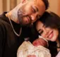 
                  Neymar e Bruna Biancardi divulgam primeira foto de Mavie; confira