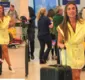 
                  Nicole Bahls posa com bolsa de R$14 mil em aeroporto; FOTOS