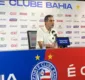 
                  Técnico do Bahia bate boca com repórter durante coletiva: 'Covarde'