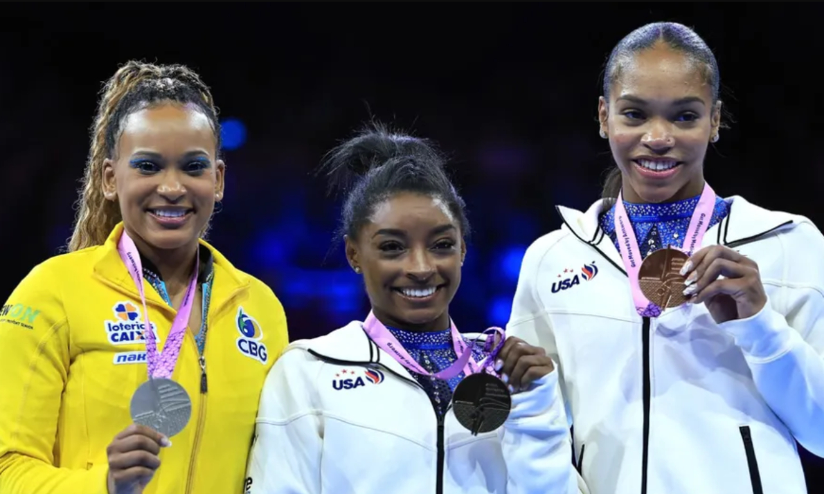 Rebeca Andrade é prata, e Simone Biles fatura o hexa no Mundial, ginástica  artística