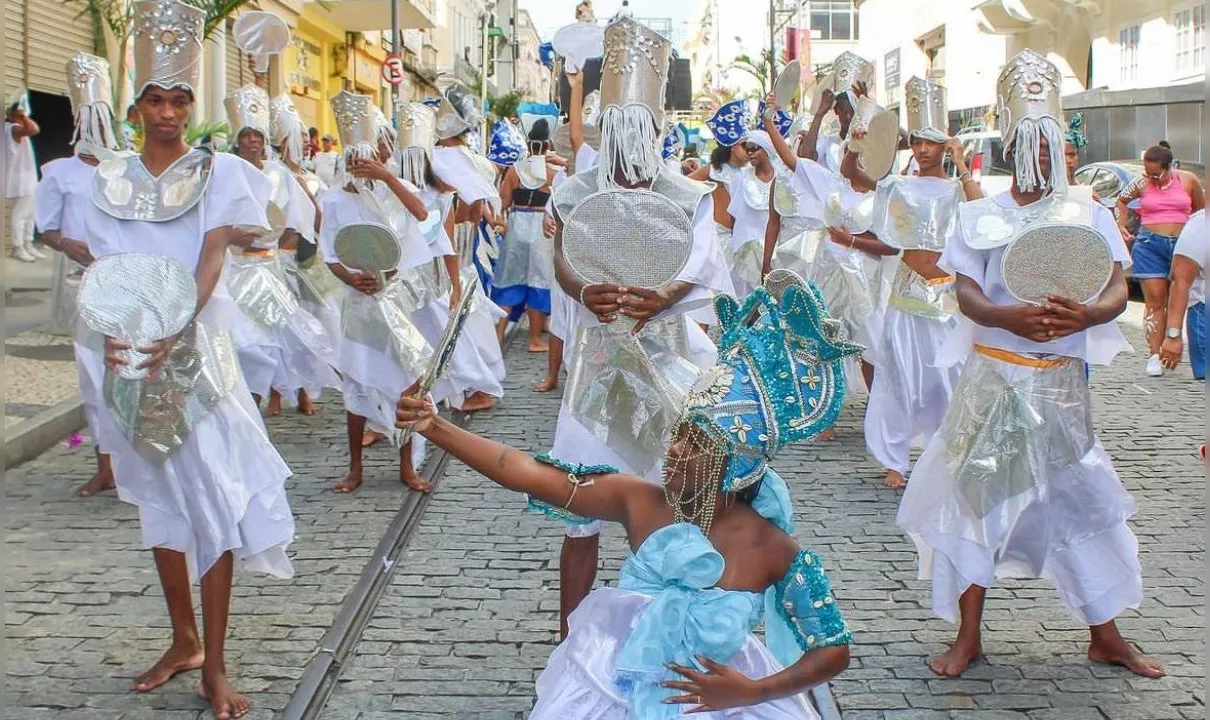 O grupo de Afoxé Filhos de Korin Efan promove cortejo cultural neste domingo (3), em Salvador
