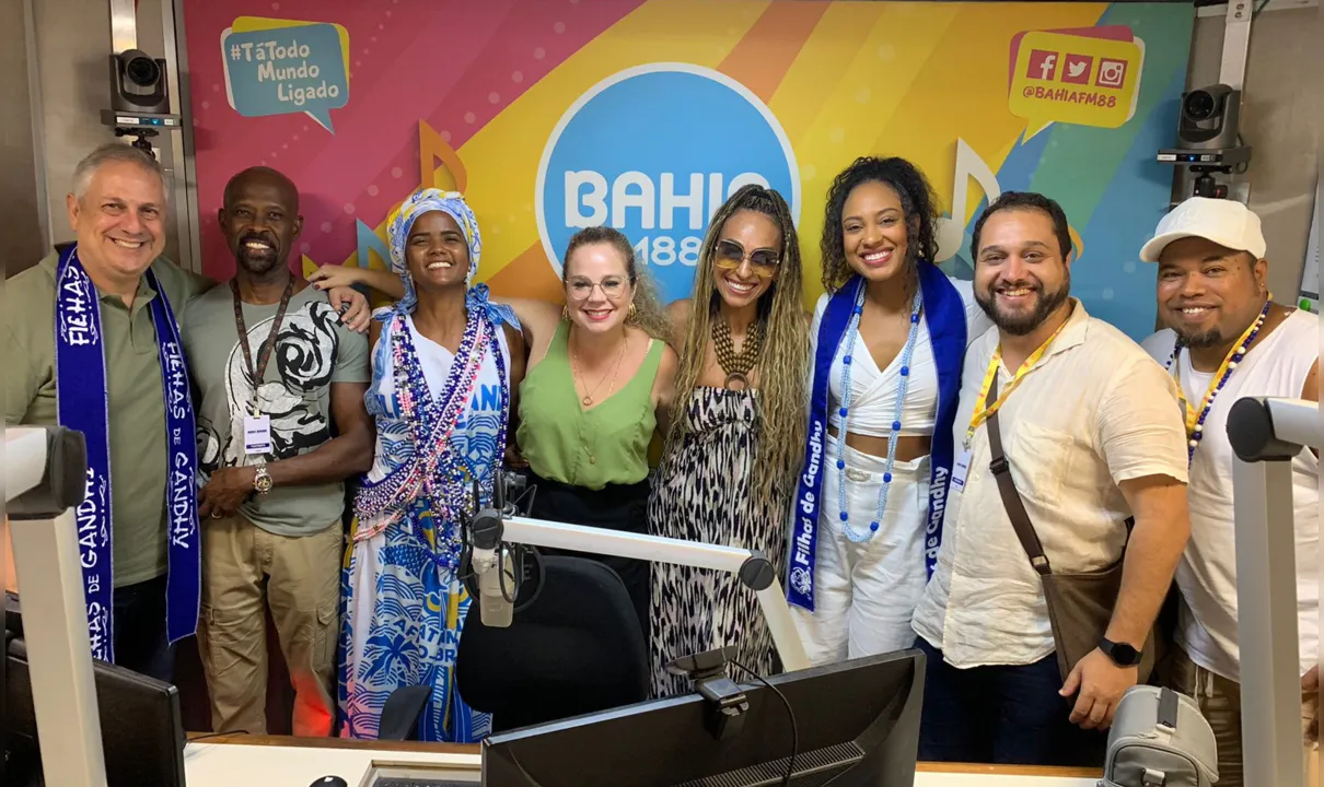 Afoxé Filhas de Gandhy é a convida no programa Fuzuê da Bahia FM