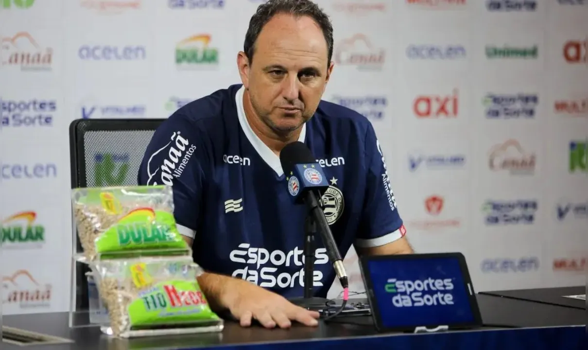 Técnico do Bahia, Rogério Ceni avaliou o resultado do jogo que consagrou o Vitória como campeão do Campeonato Baiano 2024