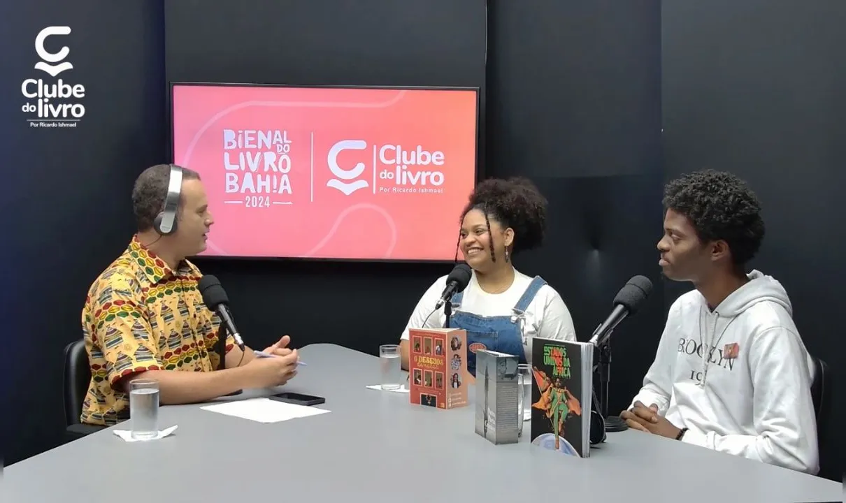 Videocast Clube do Livro recebeu autores para falar sobre literatura negra
