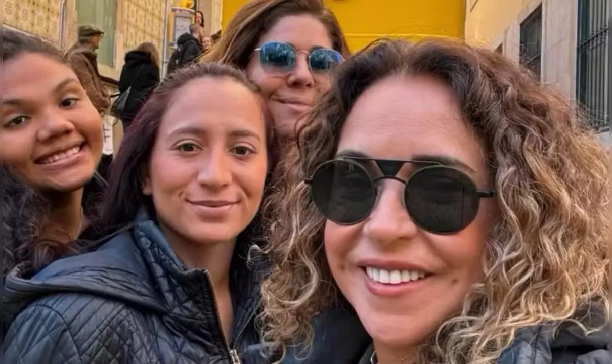 Baianas aproveitam dias de descanso em Portugal ao lado das filhas