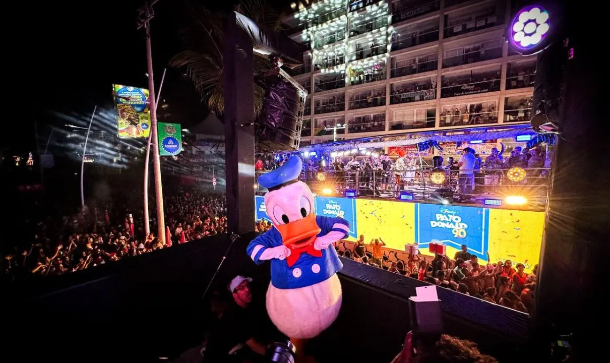 A Disney escolheu Salvador para celebrar os 90 anos de um dos principais personagens da marca: o Pato Donald