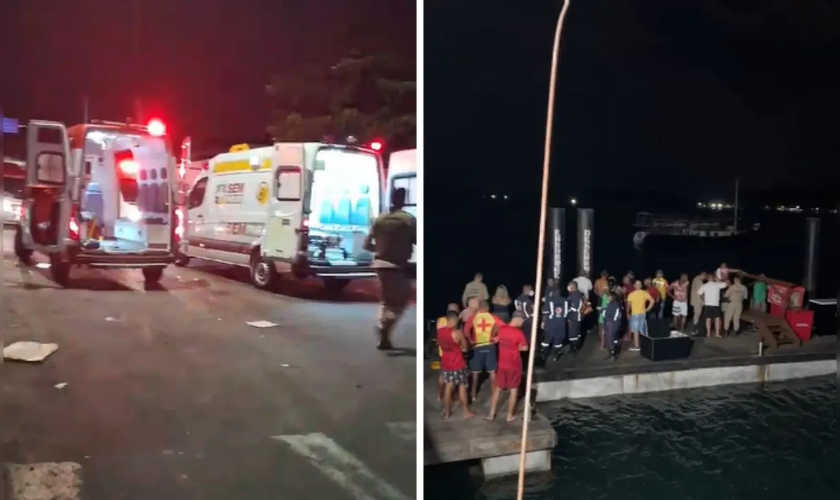 Acidente aconteceu na noite deste domingo (21), em trecho da Ilha de Maria Guarda e a cidade de Madre de Deus
