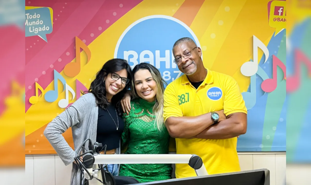 Cantora participou do Mundo Bahia FM nesta terça-feira (9)