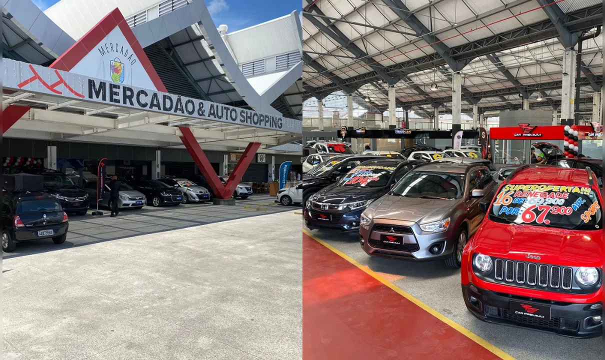 O Mercadão da Bahia, localizado em Lauro de Freitas, inaugura o 1º auto shopping da Região Metropolitana de Salvador.