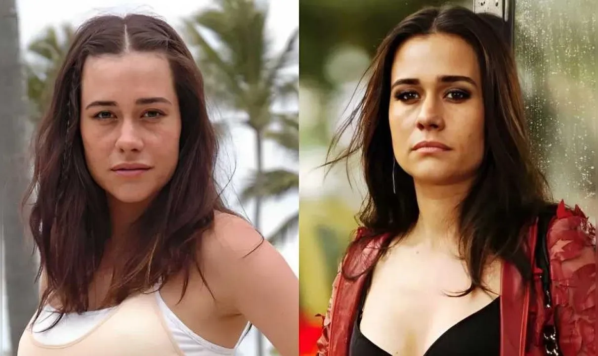 Gêmeas Paula e Taís são interpretadas por Alessandra Negrini na novela 'Paraíso Tropical'
