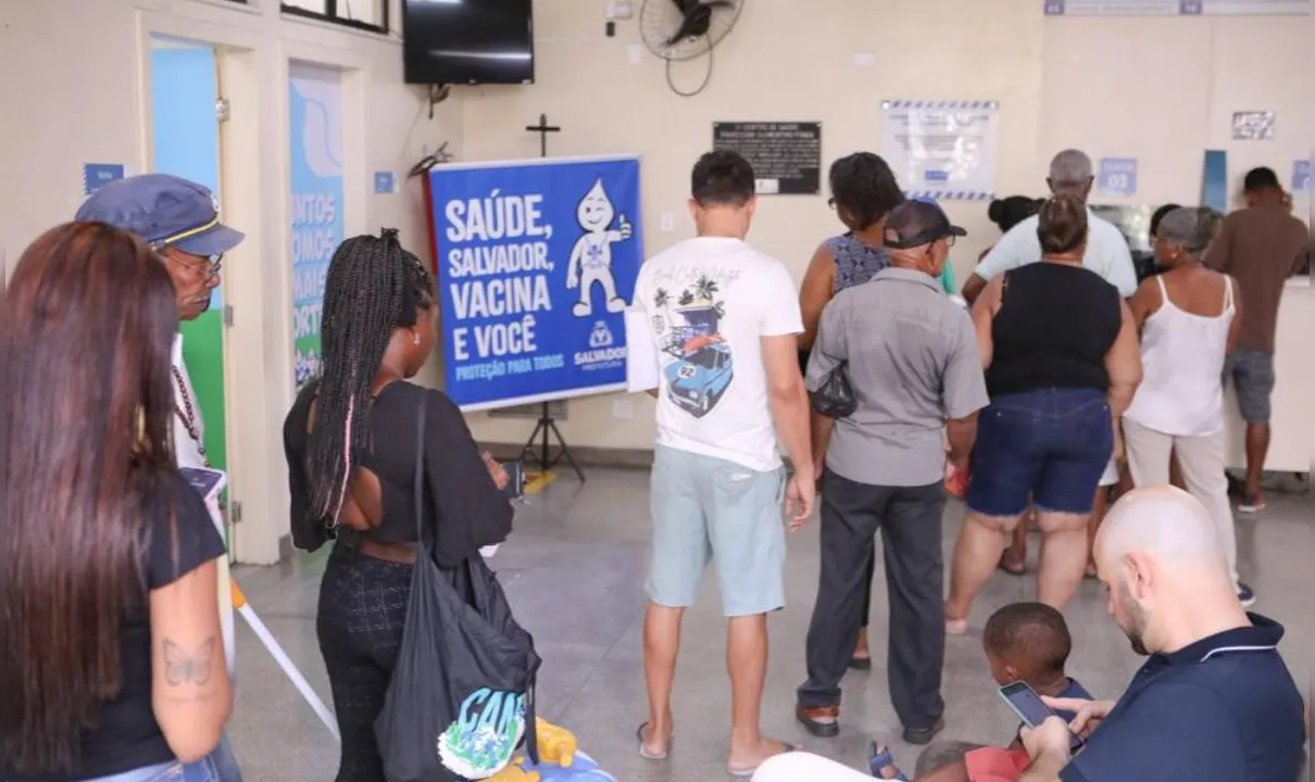 Vacinas contra gripe e dengue são ofertada em Salvador neste sábado