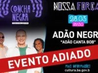 Banda Adão Negro tem show adiado na Concha Negra em Salvador
