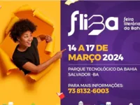 Feira Literária da Bahia acontece de 14 a 17 de março em Salvador