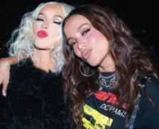 Christina Aguilera publica foto ao lado de Anitta e enlouquece web