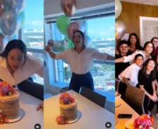 Ivete Sangalo ganha festa de aniversário antecipada: 'Surpresa!'