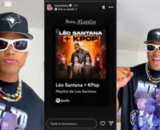 Léo Santana viraliza com versão pagodão de música KPOP