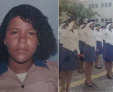 Mani Reggo recebe homenagem de colégio da PM: '1ª turma de meninas'