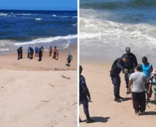 VÍDEO: jacaré é resgatado na praia da Pituba, em Salvador