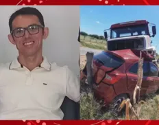 Professor morre e carro fica destruído após batida com caminhão na BA