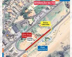 Trânsito será parcialmente bloqueado em trecho da orla de Salvador