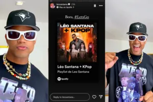 Léo Santana viraliza com versão pagodão de música KPOP