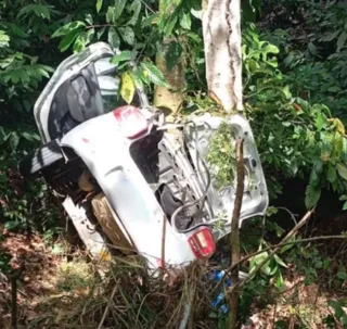 Garota de 12 anos morre em batida de carro com árvore na Bahia