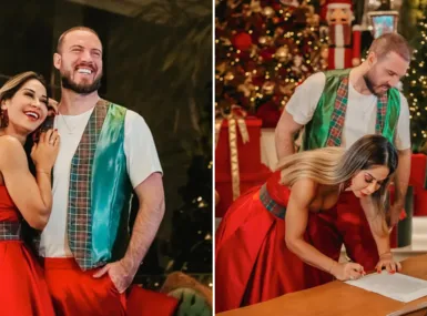 Maíra Cardi e marido casam no civil com comunhão total de bens