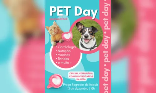 

					Ação gratuita oferece cardiologia, nutrição e vacinas pet em Piatã

				