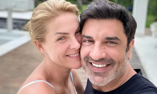  				 					Ana Hickmann abre o coração sobre namoro com Edu Guedes: 'Amor' 				 				