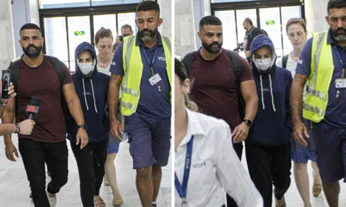 
				
					Após expulsão, Wanessa Camargo embarca no aeroporto do Rio de Janeiro
				
				