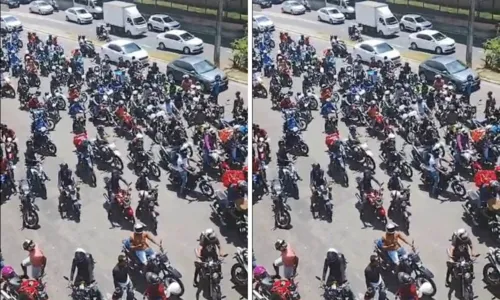 
				
					Após latrocínio, mototaxistas protestam contra insegurança em Salvador
				
				