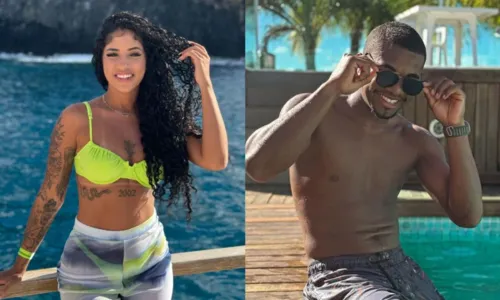  				 					Após live de Davi, influencer faz post e web vê indireta: 'Solteira' 				 				