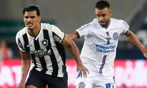 
				
					Bahia vence Botafogo por 2 a 1 e assume vice-liderança na Série A
				
				
