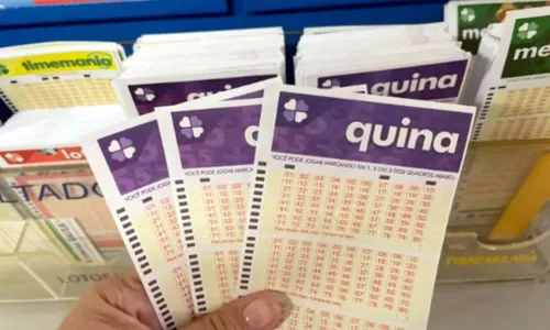 	Prêmio da Quina acumula e sorteia R$ 1,3 milhão nesta quarta (22)	