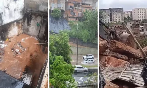 
				
					Chuvas deixam vias alagadas e causam deslizamentos em Salvador
				
				