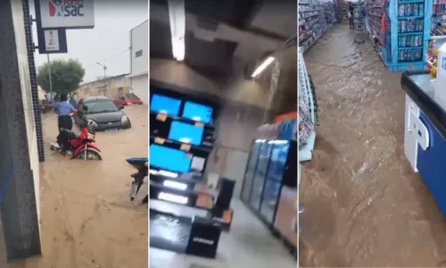 
				
					Chuvas na Bahia: água arrasta veículos e alaga imóveis no interior
				
				