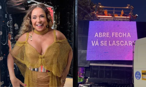 
				
					Daniela Mercury usa bronca em folião no telão de trio: 'Vá se lascar'
				
				