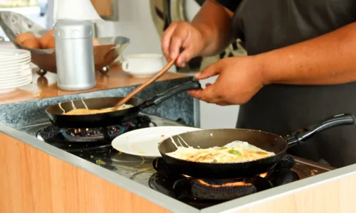  				 					De aveia: prepare panquecas mais saudáveis 				 				