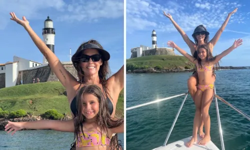  				 					Deborah Secco resgata fotos e homenageia Salvador: 'Amo essa cidade' 				 				