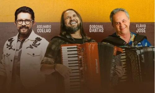  				 					Dorgival, Flávio e Adelmario lançam a turnê 'Triângulo do Forró' 				 				