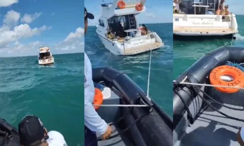 
				
					Embarcação quebra e 8 pessoas são resgatadas pela Marinha em Salvador
				
				