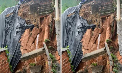  				 					Escadaria cai e alagamentos seguem: consequências da chuva em Salvador 				 				