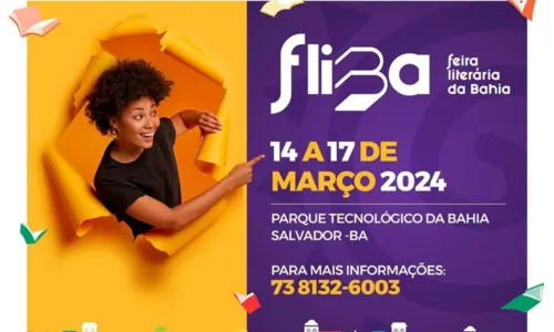 
				
					Feira Literária da Bahia acontece de 14 a 17 de março em Salvador
				
				